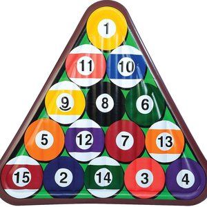 Inflatable 6.5 ft. Billiard Balls Pool Float